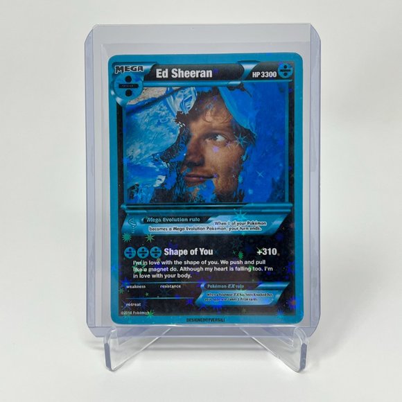 Ed Sheeran Pokemon Card - Picture 1 of 1